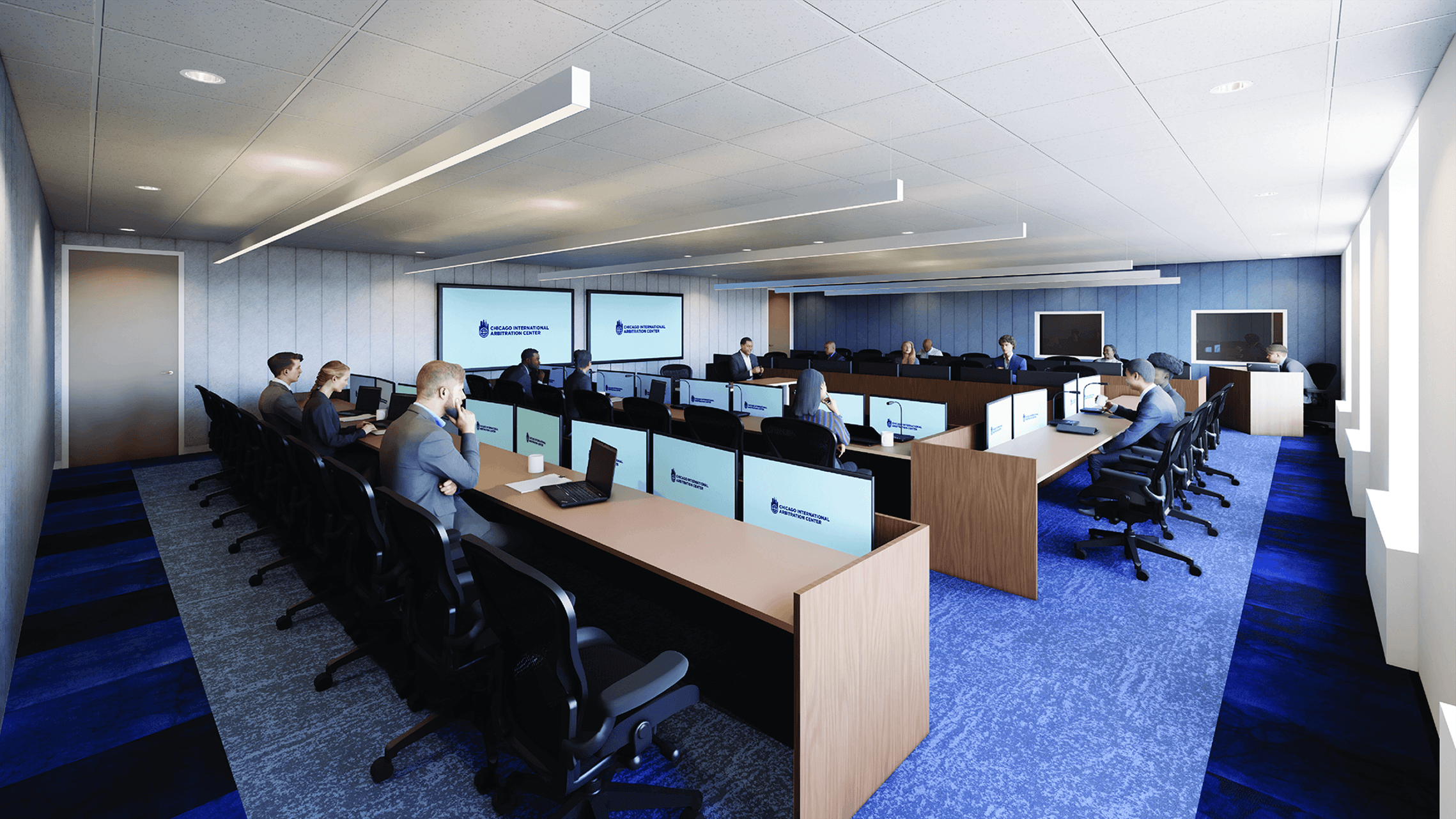 Rendering of a ChIAC Hearing Room